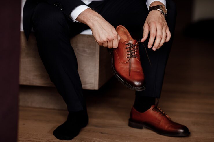 Brown dress shoes men